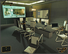 5 - (1) Reaching room 404 - Confronting Eliza Cassan - Deus Ex: Human Revolution Game Guide