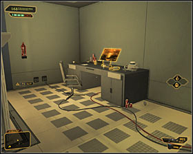 Head towards the server room and soon enough you will reach a door with a level 4 electronic lock #1 - (2) Peaceful solution: Getting out of the ambush - Confronting Eliza Cassan - Deus Ex: Human Revolution Game Guide