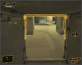 If you dont intend to attack anyone, you can consider reaching the room through the ventilation shaft - (2) Peaceful solution: Getting out of the ambush - Confronting Eliza Cassan - Deus Ex: Human Revolution Game Guide