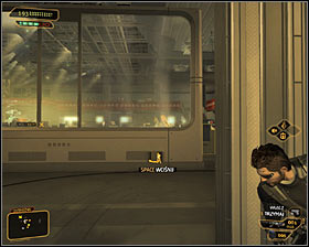 2 - (3) Peaceful solution: Reaching the staircase at the back of the studio - Confronting Eliza Cassan - Deus Ex: Human Revolution Game Guide