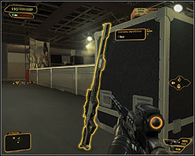 After reaching the balconies youd have to deal with the three enemies found in the area #1 - (3) Aggressive solution: Reaching the staircase at the back of the studio - Confronting Eliza Cassan - Deus Ex: Human Revolution Game Guide