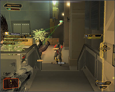 Head further towards the room with the funicular button - (4) Aggressive solution: Reaching the funicular - Confronting Eliza Cassan - Deus Ex: Human Revolution Game Guide