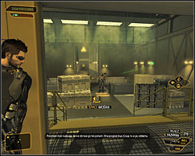 2 - (6) Peaceful solution: Reaching the main area of the basement - Confronting Eliza Cassan - Deus Ex: Human Revolution Game Guide