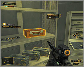 Additionally it would be good to hack into the side armory room - (7) Peaceful solution: Reaching the staircase - Confronting Eliza Cassan - Deus Ex: Human Revolution Game Guide