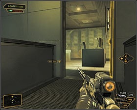 12 - (7) Peaceful solution: Reaching the staircase - Confronting Eliza Cassan - Deus Ex: Human Revolution Game Guide