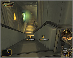 15 - (7) Peaceful solution: Reaching the staircase - Confronting Eliza Cassan - Deus Ex: Human Revolution Game Guide