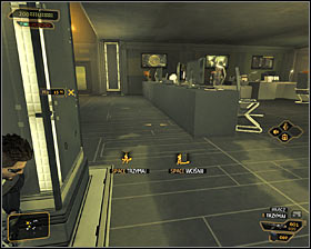 16 - (7) Peaceful solution: Reaching the staircase - Confronting Eliza Cassan - Deus Ex: Human Revolution Game Guide