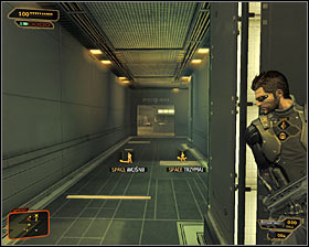 If you want to quickly reach the objective, you should choose the corridor leading south #1 - (7) Aggressive solution: Reaching the staircase - Confronting Eliza Cassan - Deus Ex: Human Revolution Game Guide