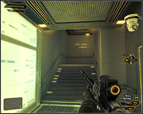 2 - (7) Aggressive solution: Reaching the staircase - Confronting Eliza Cassan - Deus Ex: Human Revolution Game Guide
