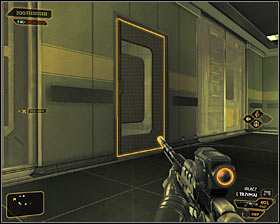 By far the best solution is - in my opinion - going through the eastern offices - (9) Peaceful solution: Reaching room 802-11 - Confronting Eliza Cassan - Deus Ex: Human Revolution Game Guide