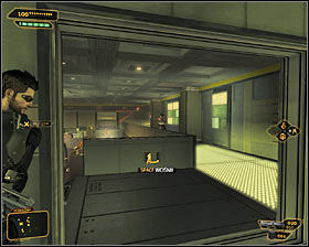 All other options imply choosing the eastern corridor #1 - (9) Aggressive solution: Reaching room 802-11 - Confronting Eliza Cassan - Deus Ex: Human Revolution Game Guide