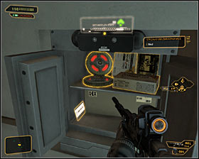 Move to the neighbouring room and start by analysing the painting on the wall #1 - (6) Get inside Sandovals apartment - Finding Isaias Sandoval - Deus Ex: Human Revolution Game Guide