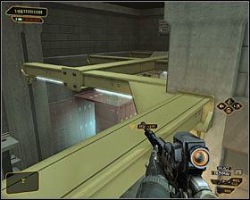 If you want to avoid the enemies, stop by the two green barrels while going down the stairs #1 - (7) Going down into the sewers - Finding Isaias Sandoval - Deus Ex: Human Revolution Game Guide