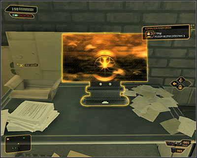 Start off by approaching the computer terminal located on the left side (screen above), which has a level 3 security - Acquaintances Forgotten (steps 4-8) - Side quests - Deus Ex: Human Revolution Game Guide