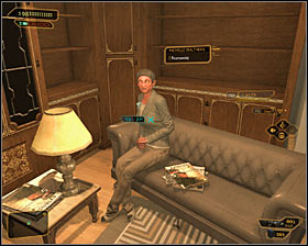 You will begin the exploration on level 3 and you have to use the stairs to get down onto level 2 - Acquaintances Forgotten (steps 4-8) - Side quests - Deus Ex: Human Revolution Game Guide
