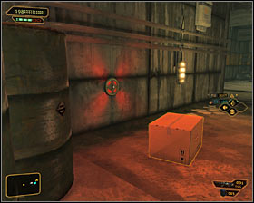 Another mine is placed on the right wall #1, but dont stand up to reach it as it could lead to a detonation - Smash the State (step 4) - Side quests - Deus Ex: Human Revolution Game Guide