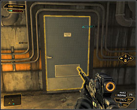 An alternative way to go through the sewers is to activate your camouflage (the Glass-Shield Cloaking System augmentation) #1, but of course only if you have enough batteries and rest often - (4) Peaceful solution: Getting into the Harvesters hideout - Find Vasili Sevchenkos GPL Device - Deus Ex: Human Revolution Game Guide