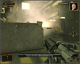 During fights here it is necessary to hide behind the walls or another covers #1 and control enemies actions - you cant get surprised by then and you should avoid grenades thrown by them #2 - (4) Aggressive solution: Getting into the Harvesters hideout - Find Vasili Sevchenkos GPL Device - Deus Ex: Human Revolution Game Guide