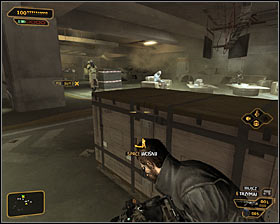 Head towards another large area, west from here #1 - (5) Peaceful solution: Going through the Harvesters hideout - Find Vasili Sevchenkos GPL Device - Deus Ex: Human Revolution Game Guide