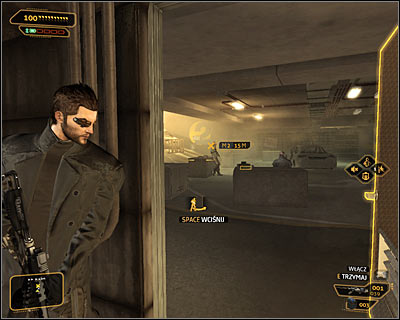 If you start exploration of the hideout on level -2 (the sewers entrance), then reaching your target will take you less time and you wont have to get through upper levels - (5) Aggressive solution: Going through the Harvesters hideout - Find Vasili Sevchenkos GPL Device - Deus Ex: Human Revolution Game Guide