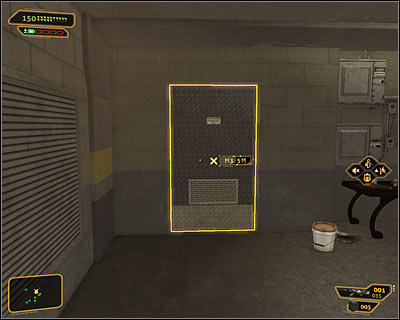 Make sure that you explored entire area before you decide to leave the Harvesters hideout - (1) Leaving the Harvesters hideout - Stowing Away - Deus Ex: Human Revolution Game Guide