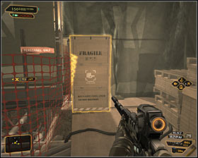 4 - (3) Getting into the port area - Stowing Away - Deus Ex: Human Revolution Game Guide