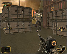 A next step is to disable local security systems - (5) Peaceful solution: Getting inside the port warehouse - Stowing Away - Deus Ex: Human Revolution Game Guide