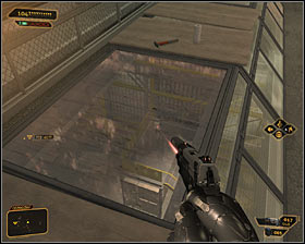 But the most interesting option is to use the last, northern ladder #1, which leads to the top part of the port warehouse roof - (5) Aggressive solution: Getting inside the port warehouse - Stowing Away - Deus Ex: Human Revolution Game Guide