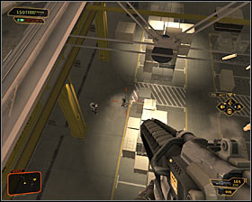 4 - (5) Aggressive solution: Getting inside the port warehouse - Stowing Away - Deus Ex: Human Revolution Game Guide