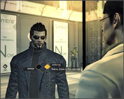 Your reaction to the doctors statement on fact, that Jensen is wanted by Belltower forces, do not matter at all, because he doesnt want to betray you - Talion A.D. (steps 1-3) - Side quests - Deus Ex: Human Revolution Game Guide