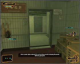 After getting to small square, head the shop marked by the game #1 - Talion A.D. (steps 1-3) - Side quests - Deus Ex: Human Revolution Game Guide