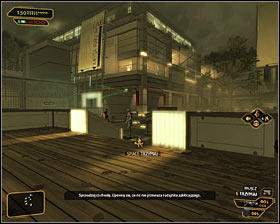 Head now north and the turn west using the stairs #1 - (1) Peaceful solution: Reaching the main square - Rescuing Megan and Her Team - Deus Ex: Human Revolution Game Guide