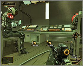 If you want to explore the entire Bio-Mech building carefully, it would be good to choose the stairs leading to level 2 #1 - (3) Peaceful solution: Finding Declan Faherty - Rescuing Megan and Her Team - Deus Ex: Human Revolution Game Guide