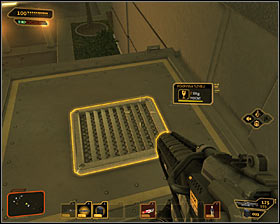 A less obvious way to get to the Bio-Mech Lab building basement is to walk through narrow tunnels leading to the morgue - (3) Peaceful solution: Finding Declan Faherty - Rescuing Megan and Her Team - Deus Ex: Human Revolution Game Guide