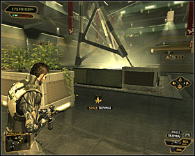 You have to be very careful now, because this area is patrolled by several opponents and additionally there is an active security camera in front of you #1 - (4) Peaceful solution: Finding Nia Colvin - Rescuing Megan and Her Team - Deus Ex: Human Revolution Game Guide