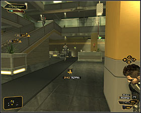 Eventually you should find yourself west of the previously mentioned security camera #1 - (4) Peaceful solution: Finding Nia Colvin - Rescuing Megan and Her Team - Deus Ex: Human Revolution Game Guide