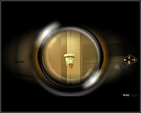 Be careful, because if you havent disabled robots here, then youll meet one right around the corner - (6) Peaceful solution: Uploading a virus to the security computer - Rescuing Megan and Her Team - Deus Ex: Human Revolution Game Guide