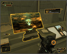 During your march you have to watch out for another security camera - you had no chances to disable it before - (6) Peaceful solution: Uploading a virus to the security computer - Rescuing Megan and Her Team - Deus Ex: Human Revolution Game Guide