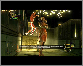 The game will display now a short cut-scene on a conversation with Zhao Run Yu - (7) Reaching the underground bunker - Rescuing Megan and Her Team - Deus Ex: Human Revolution Game Guide