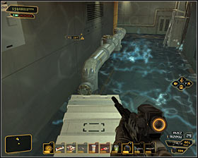 In order to continue current mission, you need to choose the northern corridor #1 - (1) Getting inside the station - Shutting Down Darrows Signal - Deus Ex: Human Revolution Game Guide