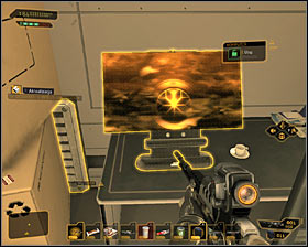 After reaching the northern part of this floor, ignore smaller rooms, heading towards a larger storage room located west most #1 - (2) Reaching the tower top - Shutting Down Darrows Signal - Deus Ex: Human Revolution Game Guide