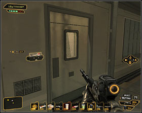 Use the previously ignored large stairs #1 which lead to second floor of this tower (Command Center) - (2) Reaching the tower top - Shutting Down Darrows Signal - Deus Ex: Human Revolution Game Guide