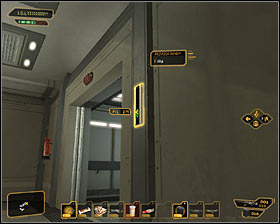 After reaching the elevator, wait again until previously mentioned civilian #1 goes north - (4) Crossing through the tower - Shutting Down Darrows Signal - Deus Ex: Human Revolution Game Guide