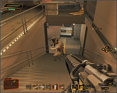 Here you can also act in two basic ways - (5) Crossing through the station - Shutting Down Darrows Signal - Deus Ex: Human Revolution Game Guide