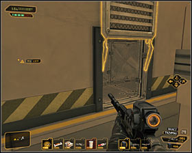 Go through the vent, which should lead you to the northern part of the hall #1 - (5) Crossing through the station - Shutting Down Darrows Signal - Deus Ex: Human Revolution Game Guide
