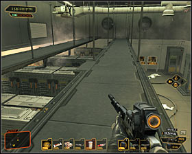 Now you have to get to the western exit from the server room #1 - (6) Peaceful solution: Reaching the William Taggarts hideout - Shutting Down Darrows Signal - Deus Ex: Human Revolution Game Guide