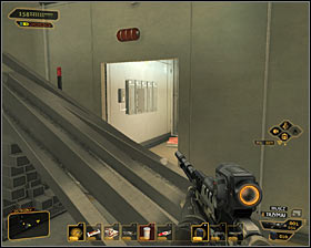 Make sure that youve eliminated all civilians and spend some moment to explore the area - (6) Aggressive solution: Reaching the William Taggarts hideout - Shutting Down Darrows Signal - Deus Ex: Human Revolution Game Guide