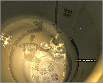 In order to land safely on the ground (it will be level -3), you have to have the Icarus Landing System augmentation of course (screen above) - (7) Aggressive solution: Reaching the David Sarifs hideout - Shutting Down Darrows Signal - Deus Ex: Human Revolution Game Guide