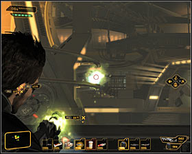 Before we continue with the battle, first a few words about the room where the Hyron Project is located - (9) Defeating the Hyron Project - Shutting Down Darrows Signal - Deus Ex: Human Revolution Game Guide