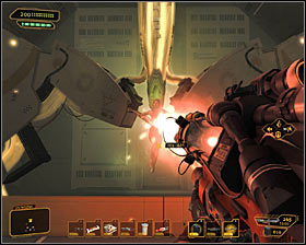 Thanks to that youll skip a large part of the battle and youll be able to focus on attacking Zhao Run Yu #1 - (9) Defeating the Hyron Project - Shutting Down Darrows Signal - Deus Ex: Human Revolution Game Guide